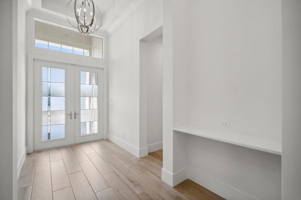 Interior, Pendant Lights, Wood Texture Flooring