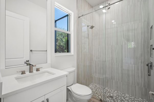 Bathroom, Glass Shower, Interior