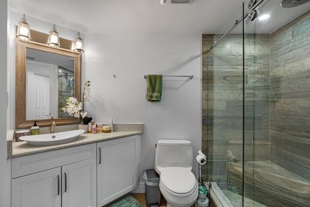 Bathroom, Glass Shower, Interior
