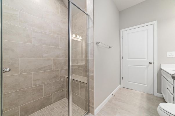 Bathroom, Glass Shower, Interior