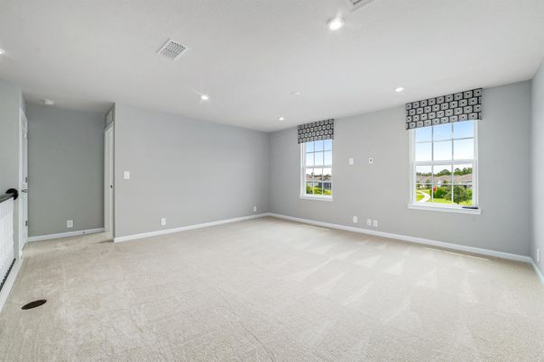 Empty room, Interior, Recessed Lighting