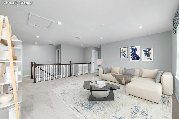 Interior, Living room, Recessed Lighting