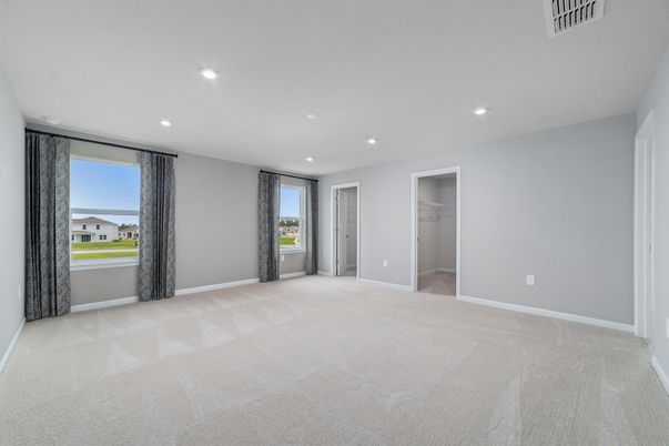 Empty room, Interior, Recessed Lighting