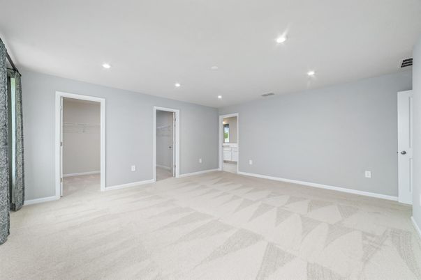 Empty room, Interior, Recessed Lighting