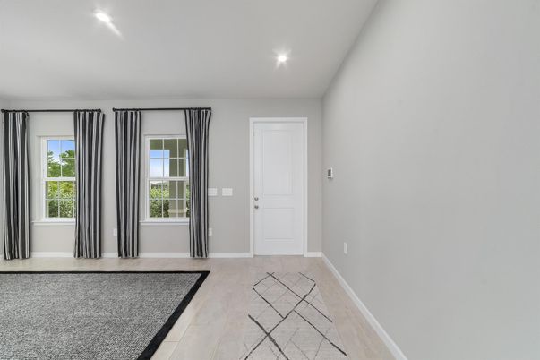Empty room, Interior, Recessed Lighting