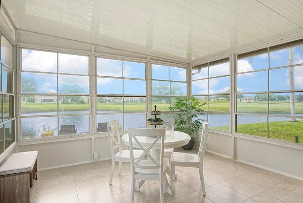 Dining room, Interior, Sun Room, Water