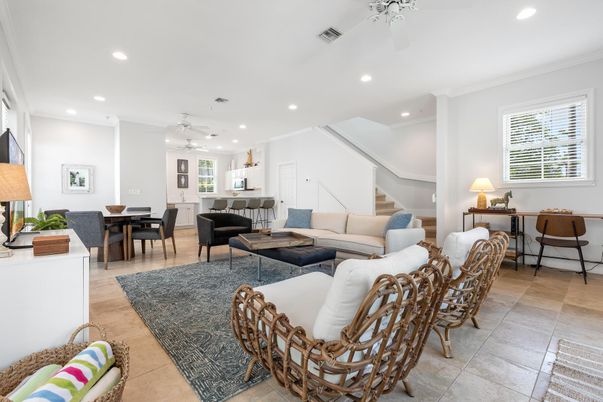 Dining room, Interior, Living room, Recessed Lighting