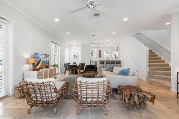 Dining room, Interior, Living room, Recessed Lighting