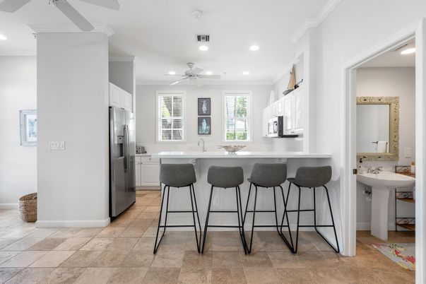Interior, Kitchen, Recessed Lighting, Stainless Steel Appliances