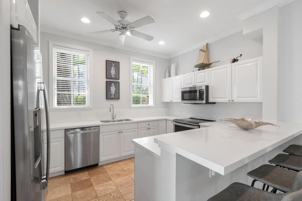 Interior, Kitchen, Recessed Lighting, Stainless Steel Appliances