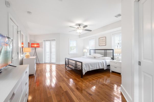 Bedroom, Interior, Wood Texture Flooring