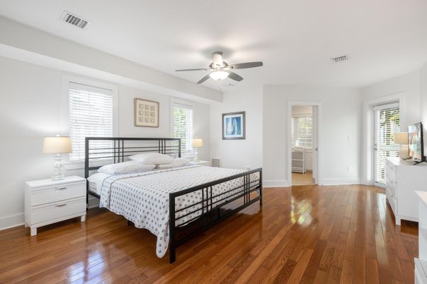 Bedroom, Interior, Wood Texture Flooring