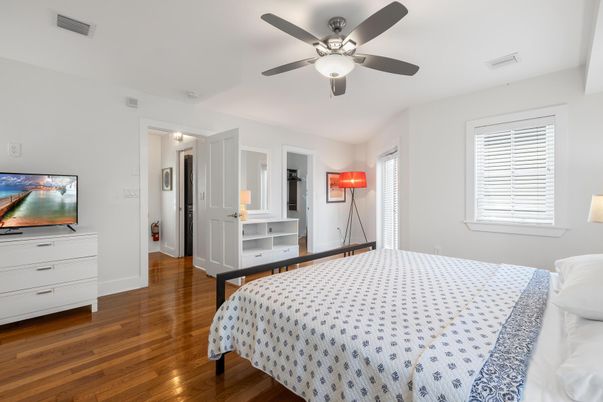 Bedroom, Interior, Wood Texture Flooring