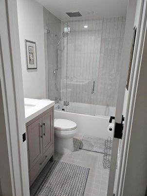 Bathroom, Glass Shower, Interior
