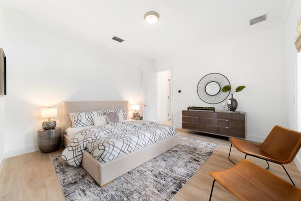 Bedroom, Interior, Wood Texture Flooring