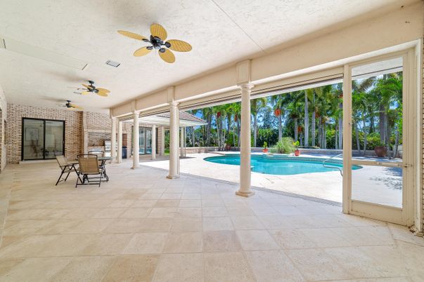 Interior, Pool, Stone Walls, Sun Room