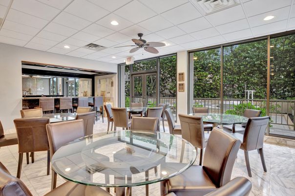 Dining room, Interior, Marble, Recessed Lighting