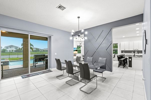 Dining room, Interior, Kitchen, Pendant Lights, Recessed Lighting