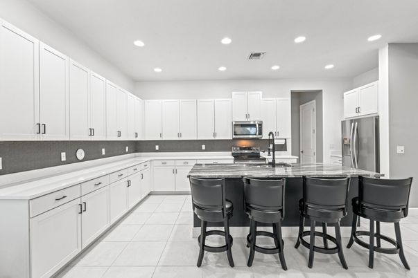 Interior, Kitchen, Recessed Lighting, Stainless Steel Appliances