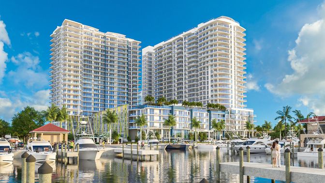 Exterior, Facade, Condo Building