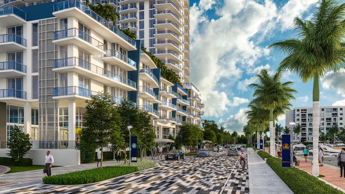 Exterior, Facade, Condo Building