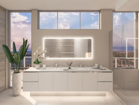 Bathroom, Dual Sink Vanities, Interior