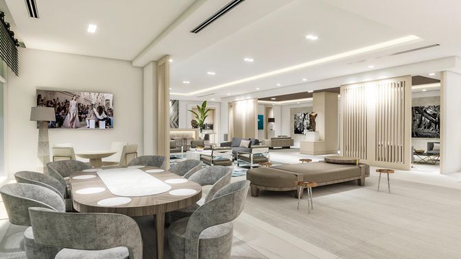 Dining room, Interior, Living room, Recessed Lighting