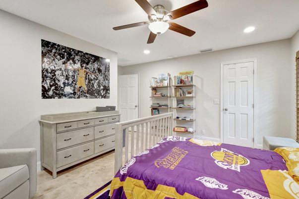 Bedroom, Interior, Recessed Lighting