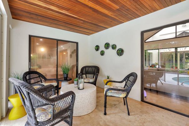 Interior, Living room, Wooden Ceilings