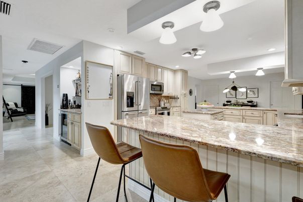 Interior, Kitchen, Recessed Lighting, Stainless Steel Appliances