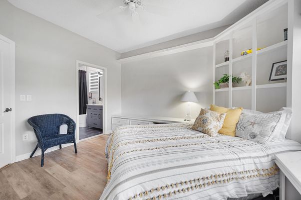 Bedroom, Interior, Wood Texture Flooring