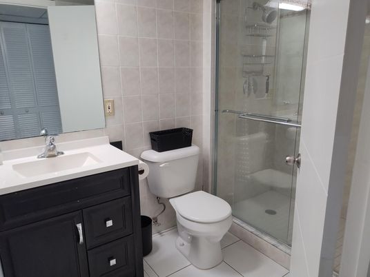 Bathroom, Glass Shower, Interior