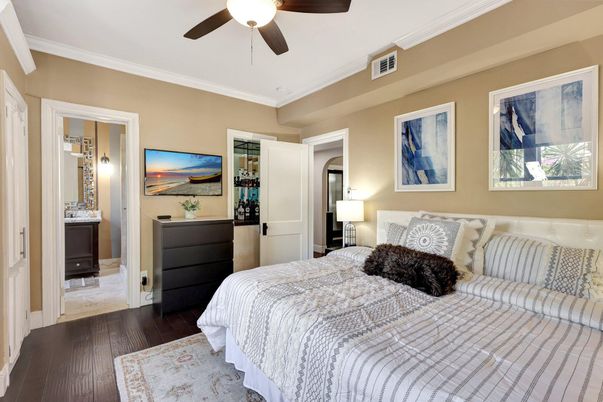 Bedroom, Interior, Wood Texture Flooring