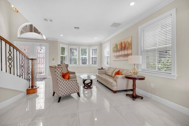Interior, Living room, Recessed Lighting