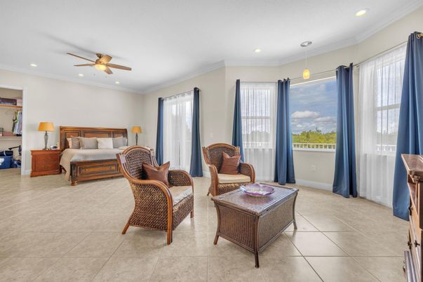 Bedroom, Interior, Pendant Lights, Recessed Lighting