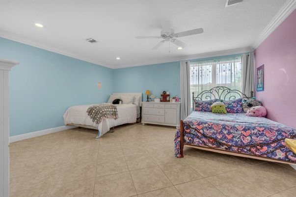 Bedroom, Interior, Recessed Lighting