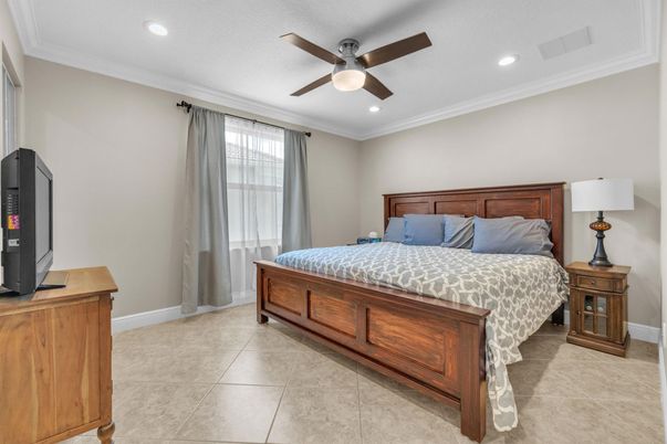 Bedroom, Interior, Recessed Lighting