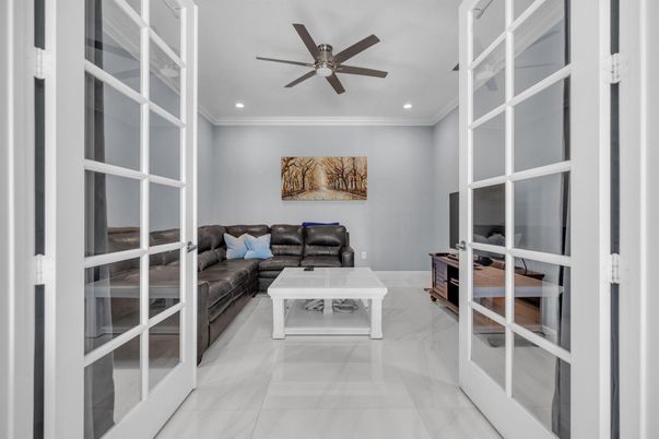 Interior, Living room, Recessed Lighting