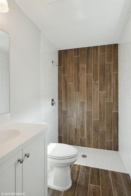Bathroom, Interior, Wood Texture Flooring