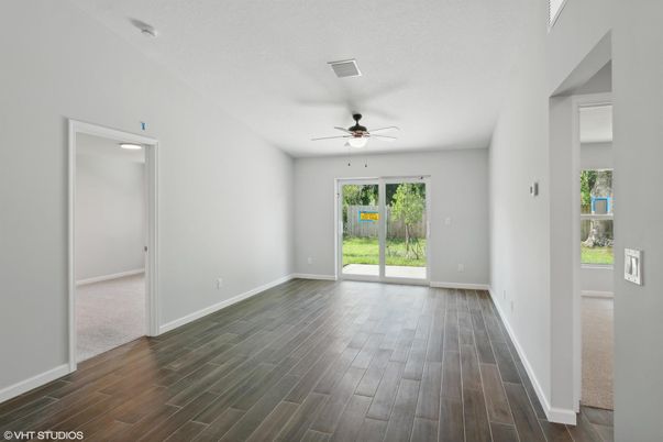 Empty room, Interior, Wood Texture Flooring