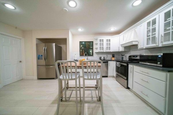 Interior, Kitchen, Recessed Lighting, Stainless Steel Appliances