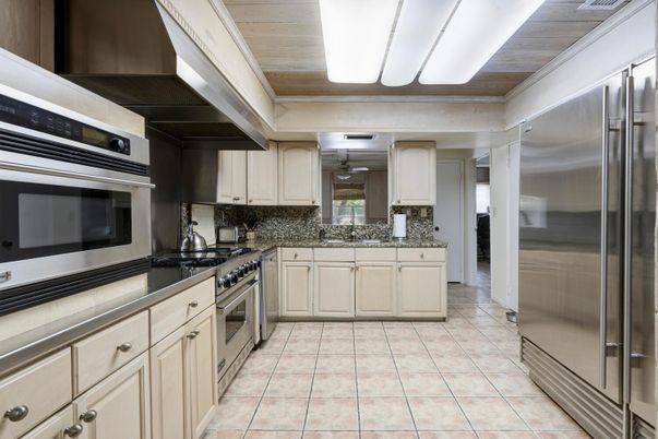 Interior, Kitchen, Stainless Steel Appliances, Wooden Ceilings
