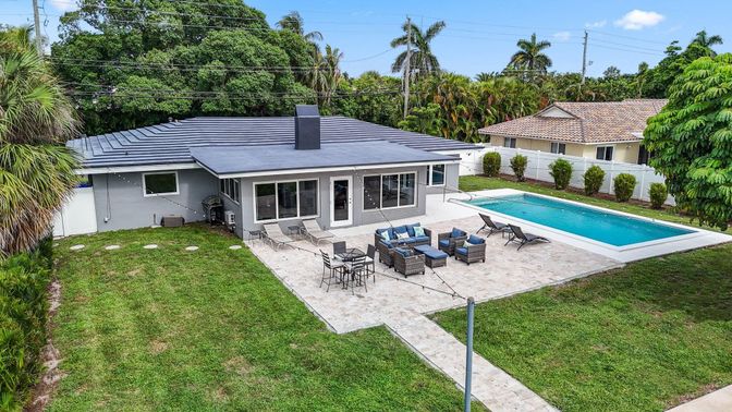 Backyard, Exterior, Pool