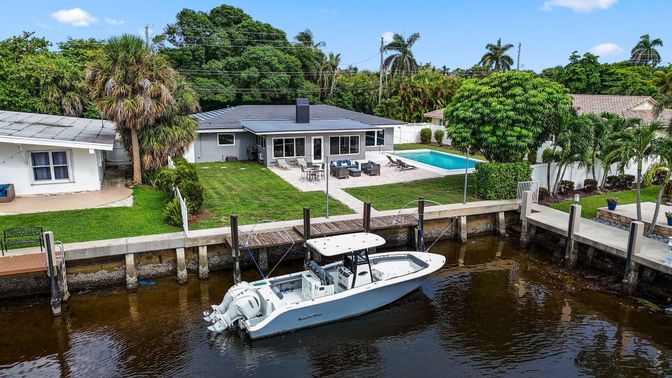 Exterior, Pool, Solar Panels