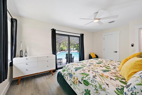 Bedroom, Interior, Wood Texture Flooring