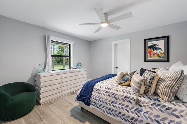 Bedroom, Interior, Wood Texture Flooring