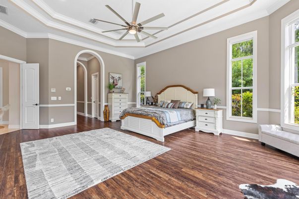 Bedroom, Interior, Wood Texture Flooring