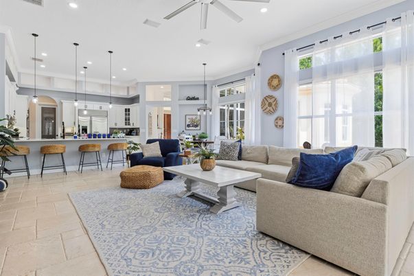 Interior, Kitchen, Living room, Pendant Lights, Recessed Lighting