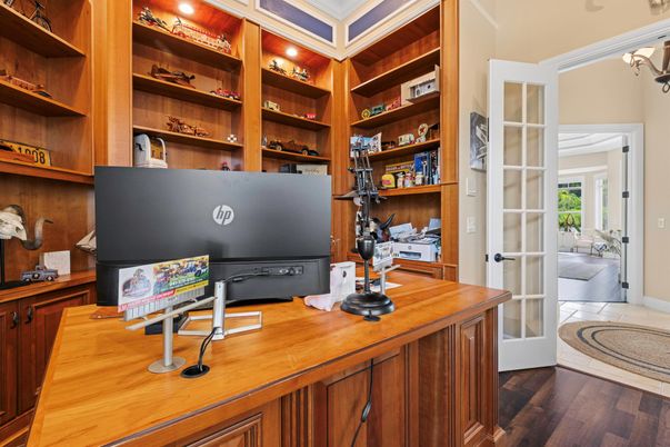 Home Office, Interior, Wood Texture Flooring