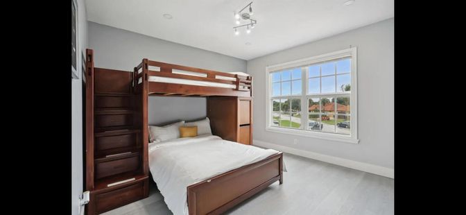 Bedroom, Interior, Wood Texture Flooring